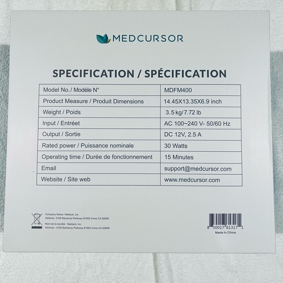 Medcursor Foot Massager Machine with Heat, Deep Kneading Massager - Picture 10 of 12